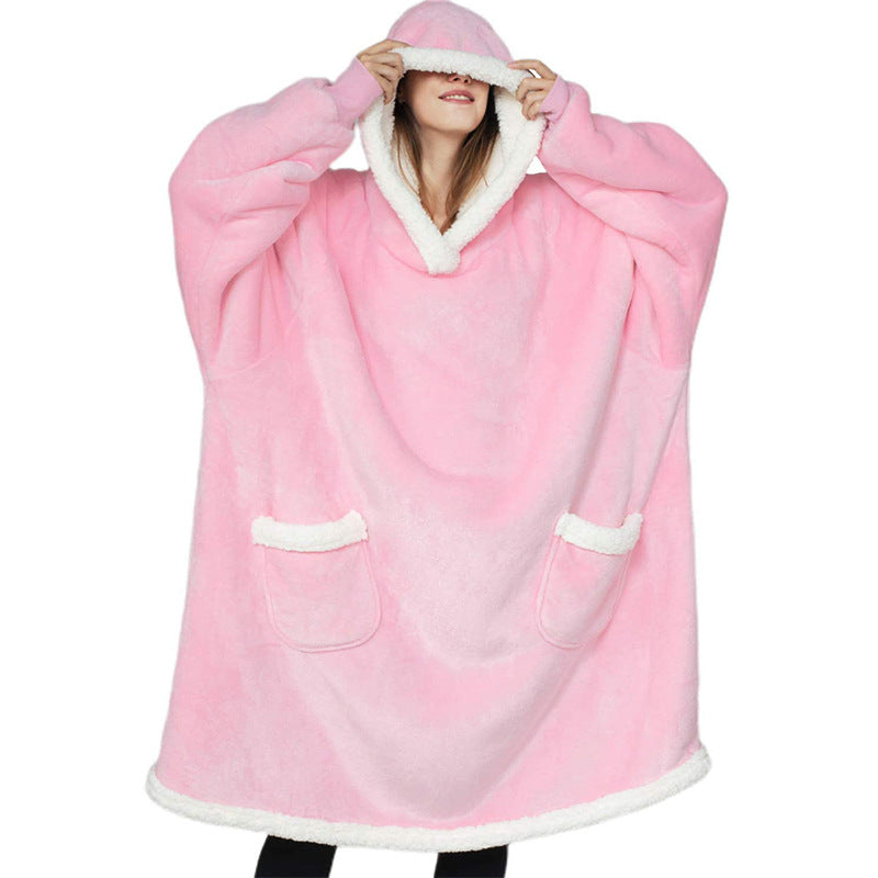 Fluffy Hoodie Blanket